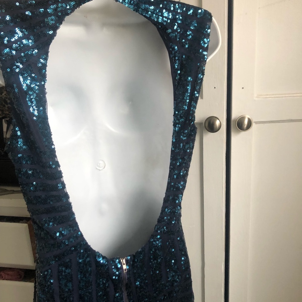 Sequin Prom Dress - Picture 3 of 5